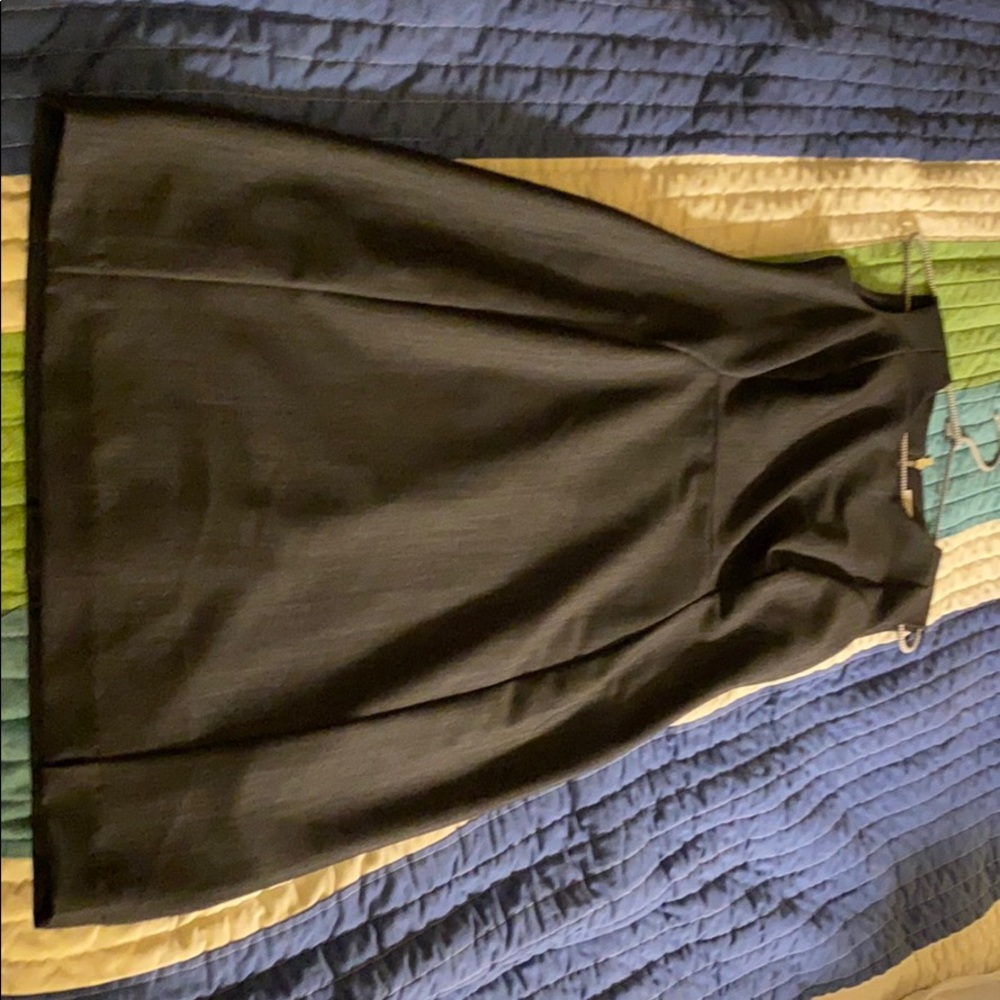 Calvin Klein black dress midi size six